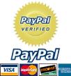 We accept PayPal payments